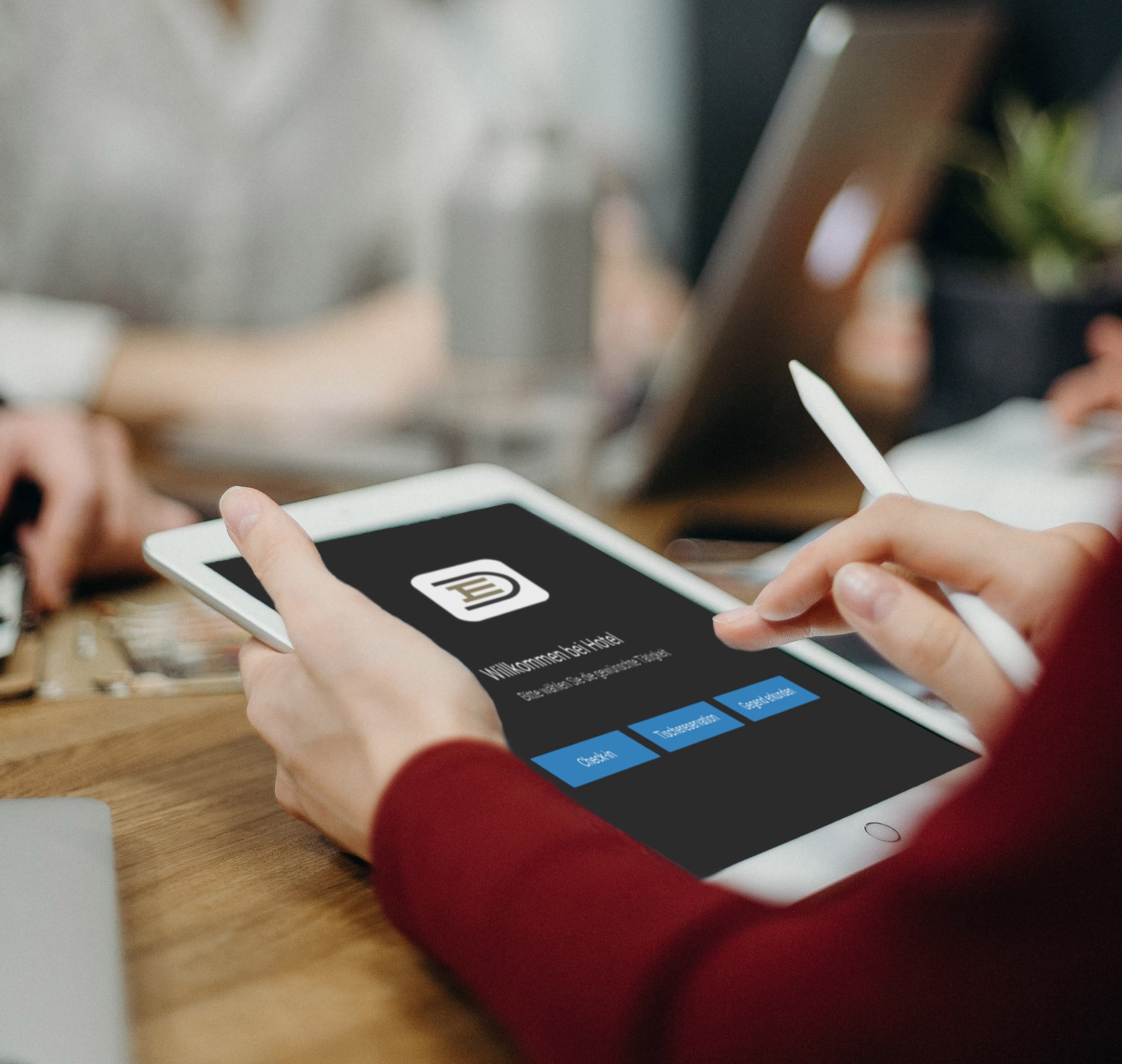 Hero-Bild für Projekt Digital-Empfang - Der selbstbedienende Check-in - Digital-Empfang