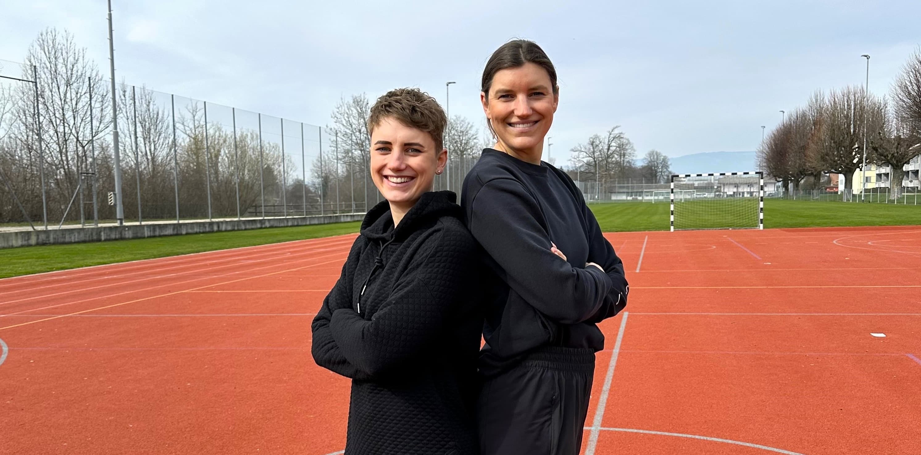 Die beiden Gründerinnen von TrackAthlete: Nicole und Michèle Ritter